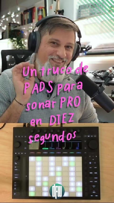 Portada del reel Diana V7 tocado en pads